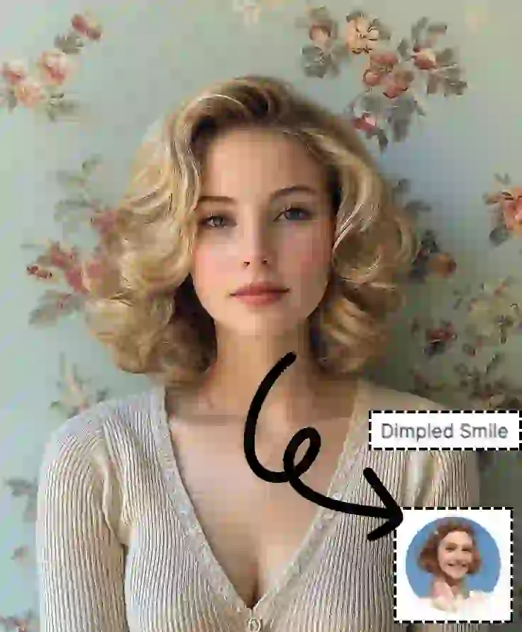 This is step 2 of ai face expression changer tutorial. The AI tool automatically detects the face in the photo. Choose the
