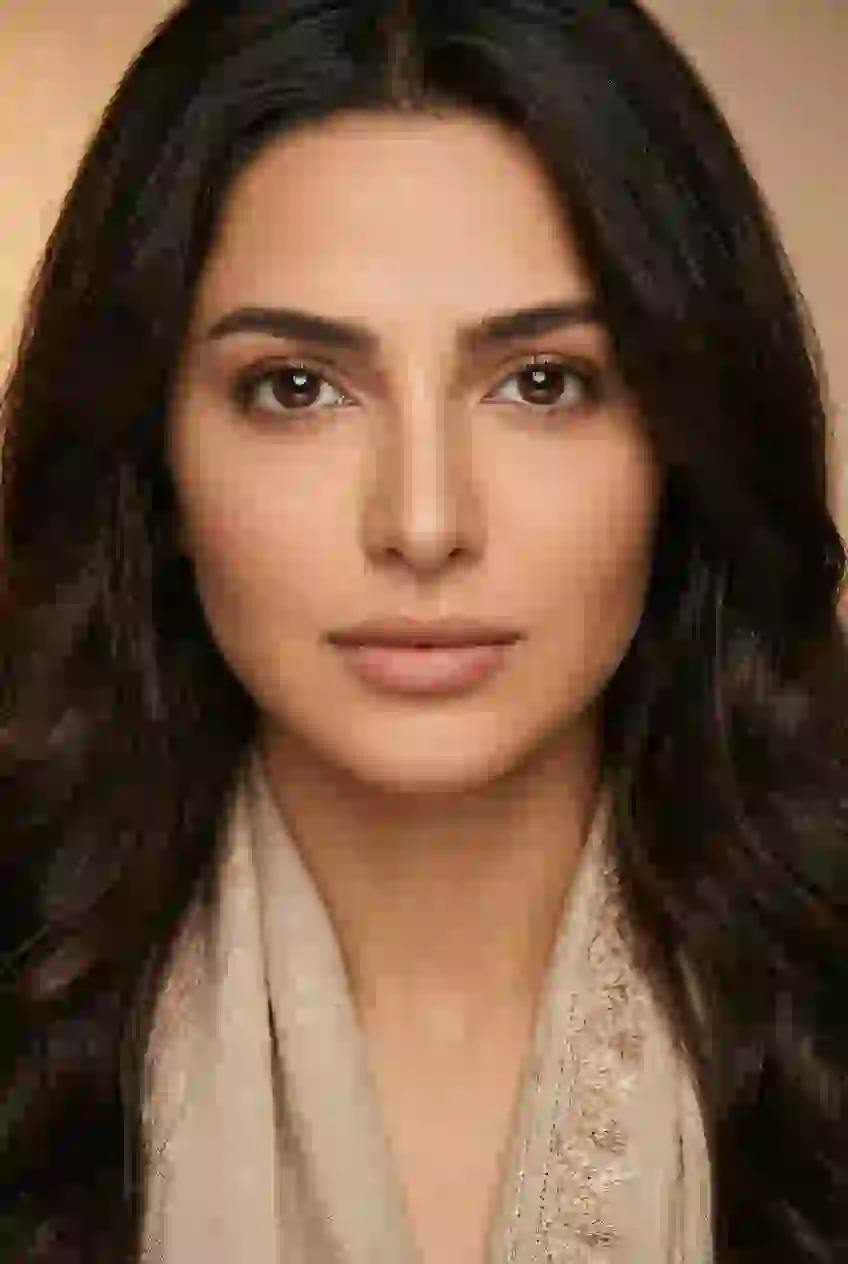 Portrait of a middle eastern beauty. Template for AI baby filter.