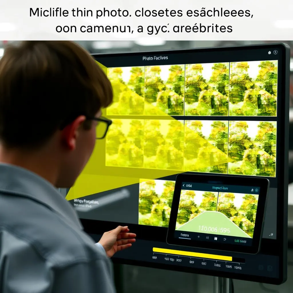 A group of photo are analyzed by the deepfake detection,and the detecting progress is displayed on the tool's interface. A group of photo are analyzed by the deepfake detection,and the detecting progress is displayed on the tool's interface.