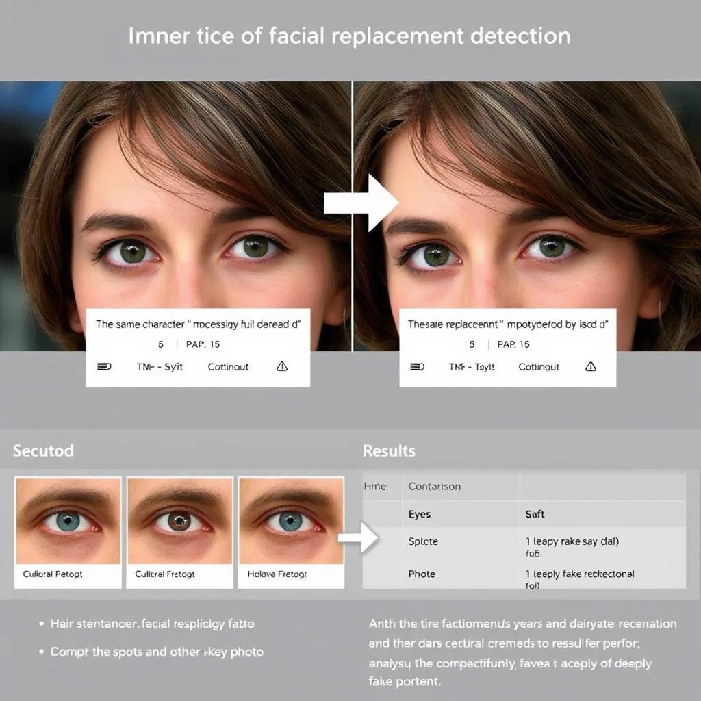 The face-swapping detection tool successfully identified the photo as a deeply fake content by analyze the consistency of facial feature. The face-swapping detection tool successfully identified the photo as a deeply fake content by analyze the consistency of facial feature.