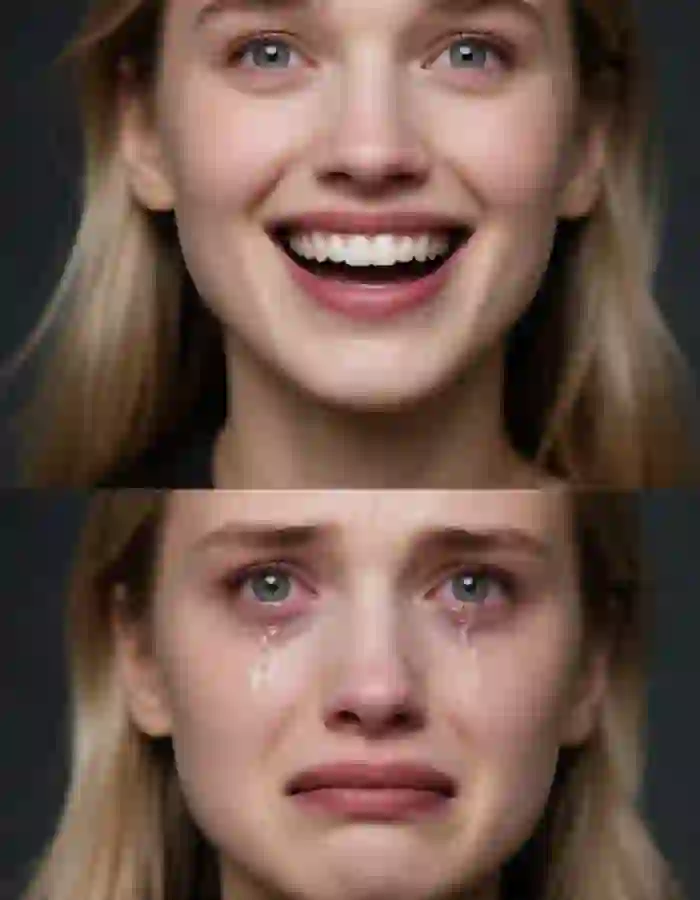 Поменяйте выражение лица
